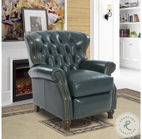 Presidential Highland Emerald Leather Recliner