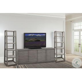 Pure Modern Soft Moonstone Angled Door 76" TV Console