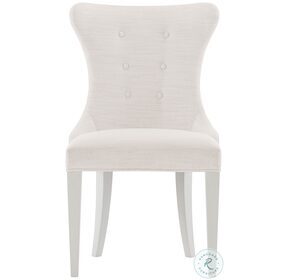 Silhouette Cream Upholstered Side Chair
