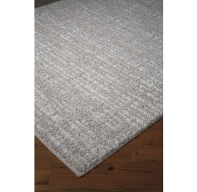 Norris Taupe and White Large Rug