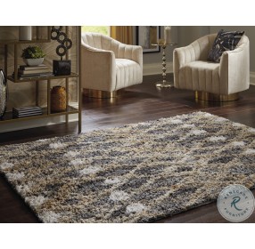 Vinmore Tan Gray And White Small Rug