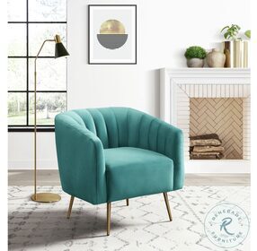 Lucia Peacock Accent Chair