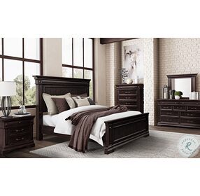 Stamford Brown Queen Panel Bed