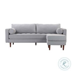 Cave Gray Tweed Sectional