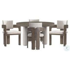 Casa Paros Playa And Bedrock Faux Concrete Extendable Dining Table