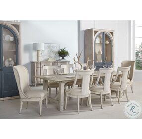 Alcove Belgian Ivory Rectangular Extendable Dining Table
