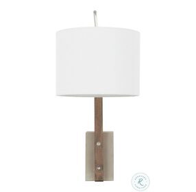 Robyn Gray Concrete Base And White Shade Table Lamp