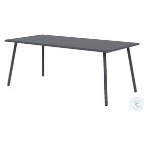 Roma Gray Outdoor Dining Table