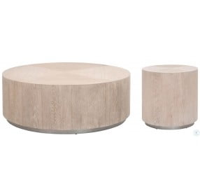 Roto Natural Gray Oak Large End Table