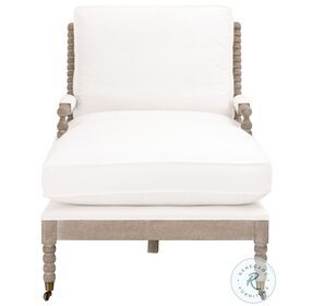 Stitch And Hand LiveSmart Peyton Pearl Rouleau Chaise Lounge