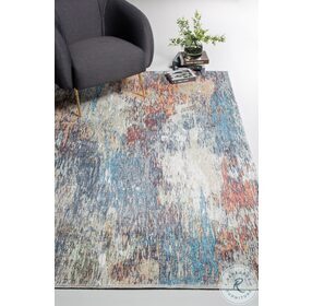 Roxy Blue And Red Mirage Extra Large Rug