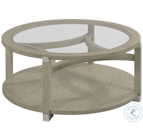 Solstice Soft Beige Round Occasional Table Set