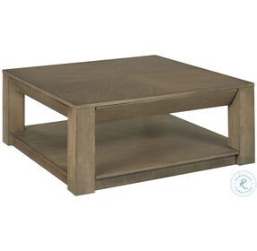 Paulson Cocoa Square Drawer Occasional Table Set