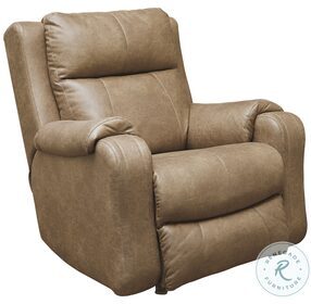Contour Impact Cocoa Wall Saver Power Recliner with Power Headrest And Scoozi Massage