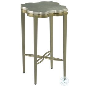 Hidden Treasures Gold And Silver Accent Table