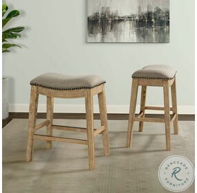 Fern Beach And Natural 24" Counter Height Chair