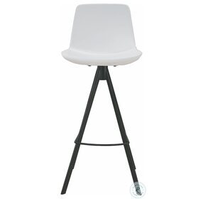 Sandy White Counter Height Stool