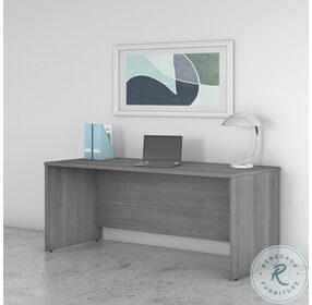 Studio C Platinum Gray 72" Office Desk