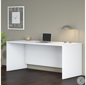 Studio C Storm White 72" Office Desk