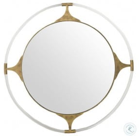 Callisto Gilded Gold Mirror