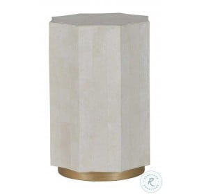Bellany White Agate Side Table