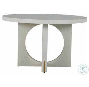 Sheila Cerused White Dining Table