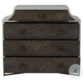 Kirsten Cerused White And Cerused Coal Chest