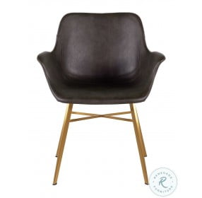 Channing Charcoal Brown Dining Chair