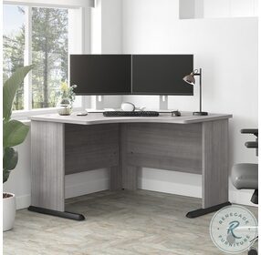 Studio A Platinum Gray 48" Corner Computer Desk