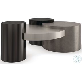 Constellation Black And Gray Occasional Table Set