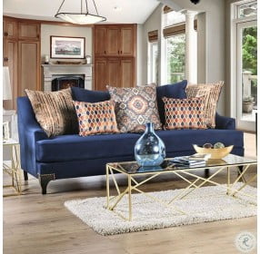 Sisseton Navy Living Room Set