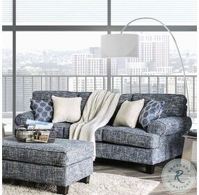 Pierpont Blue Living Room Set