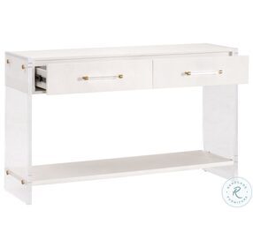 Sonia Pearl Shagreen Console Table