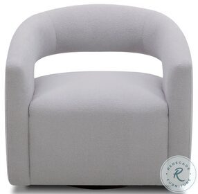Orbit Dame Dove Open Back Accent Chair