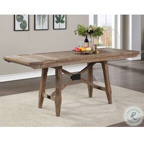 Riverdale Driftwood Extendable Counter Height Dining Room Set