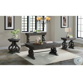 Stanford Stone Charcoal Sofa Table