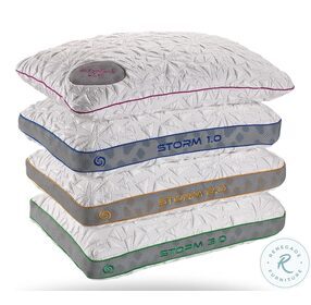 Storm White Personal Performance Firm Pillow