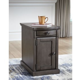 Laflorn Gray Chairside End Table