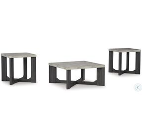 Sharstorm Two tone Gray Occasional Table Set