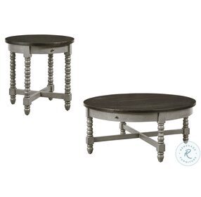 Brentfield Graphite And French Gray End Table