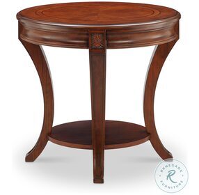 Winslet Cherry Oval End Table