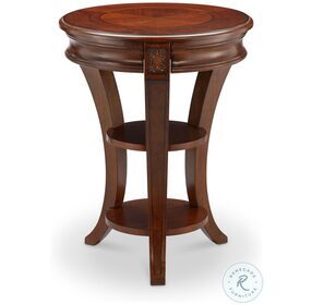 Winslet Cherry Round Accent Table