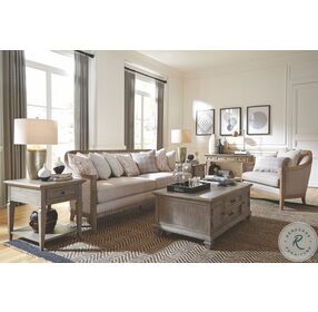 Lancaster Dovetail Grey Rectangular Sofa Table