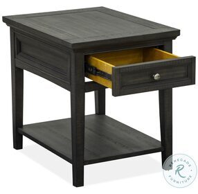 Westley Falls Graphite Rectangle End Table