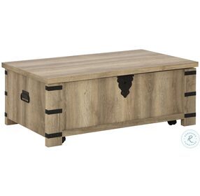 Calaboro Oak Lift Top Occasional Table Set