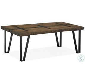 Dartmouth Sawmill And Galvanized Steel Rectangular Occasional Table Set