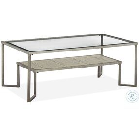 Bendishaw Coventry Grey and Zinc Rectangular Occasional Table Set