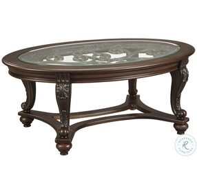 Norcastle Dark Brown Occasional Table Set