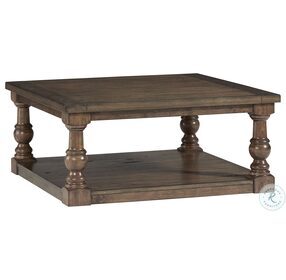 Wynton Cognac Square Occasional Table Set