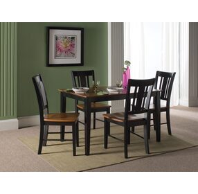 Dining Essentials Black Cherry San Remo Side Chair Set of 2